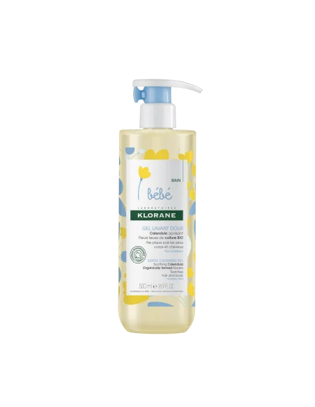 Klorane Bébé Gel douceur corps et cheveux 500ml