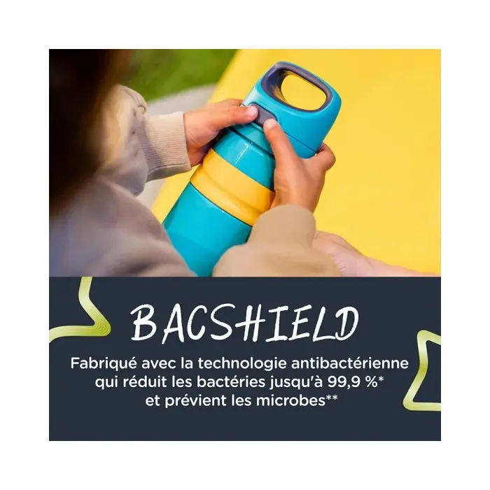 Tommee Tippee Gourde Anti-Fuite avec Paille 500ml - Orange