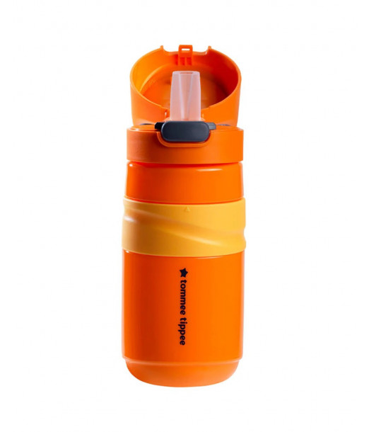 Tommee Tippee Gourde Anti-Fuite avec Paille 500ml - Orange