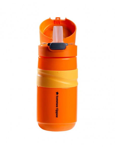 Tommee Tippee Gourde Anti-Fuite avec Paille 500ml - Orange