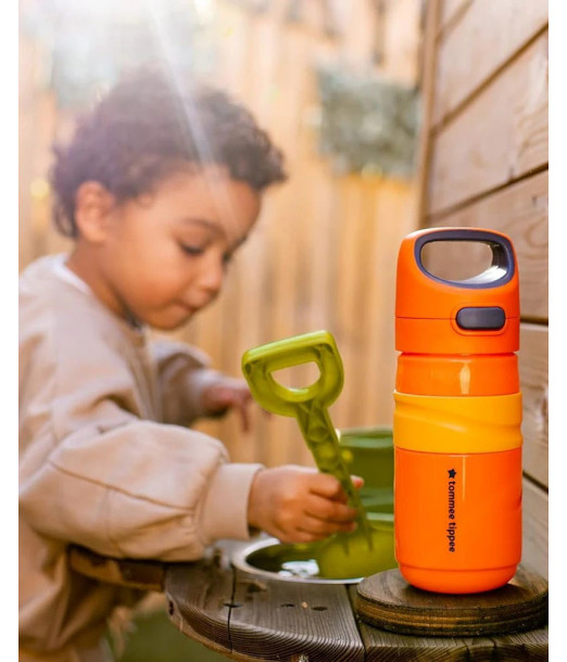 Tommee Tippee Gourde Anti-Fuite avec Paille 500ml - Orange 2