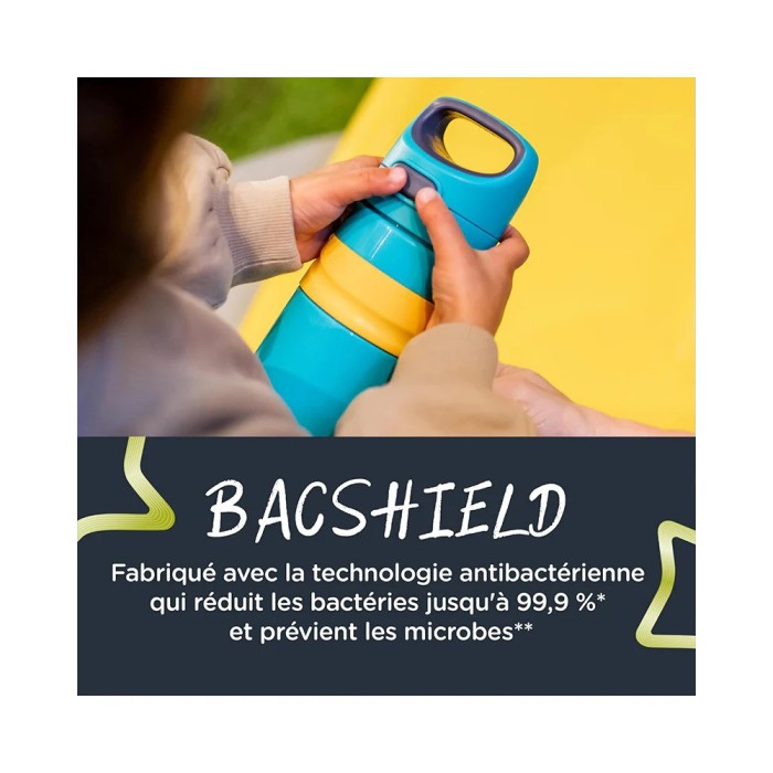Tommee Tippee Gourde Anti-Fuite avec Paille 500ml - Mauve
