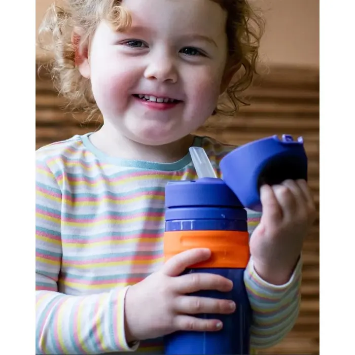 Tommee Tippee Gourde Anti-Fuite avec Paille 500ml - Mauve
