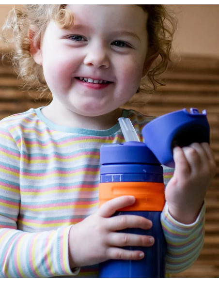 Tommee Tippee Gourde Anti-Fuite avec Paille 500ml - Mauve