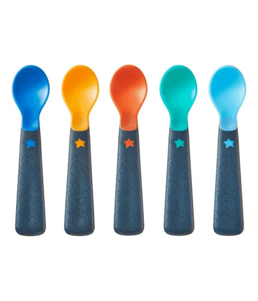 Tommee Tippee Lot de 5 Cuillères d'apprentissage Easigrip 4M+ 2