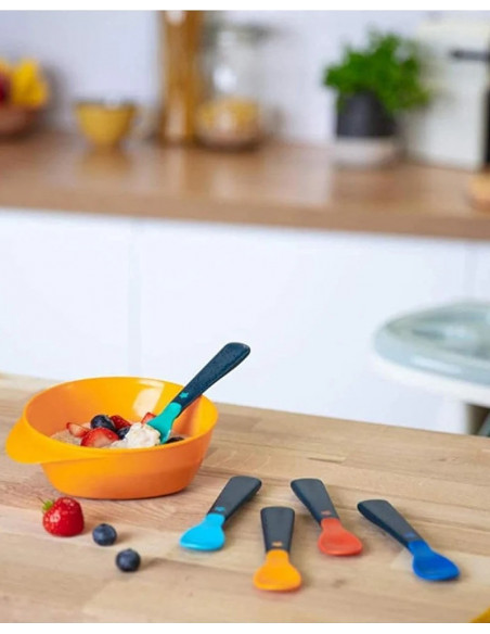 Tommee Tippee Lot de 5 Cuillères d'apprentissage Easigrip 4M+