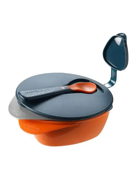 Tommee Tippee Lot de 2 Bols avec Couvercle et Cuillère 6M+