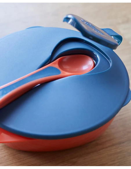 Tommee Tippee Lot de 2 Bols avec Couvercle et Cuillère 6M+