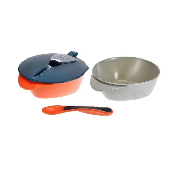 Tommee Tippee Lot de 2 Bols avec Couvercle et Cuillère 6M+