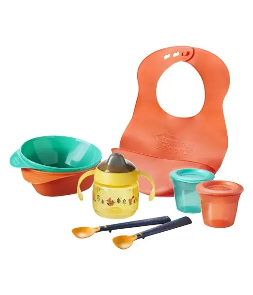 Tommee Tippee Kit d'apprentissage en Silicone Vaisselle bébé - 2