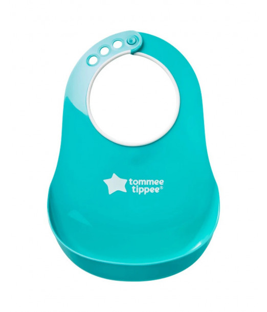 Tommee Tippee Bavoir avec Fermoir Réglable - Turquoise