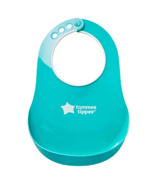 Tommee Tippee Bavoir avec Fermoir Réglable - Turquoise