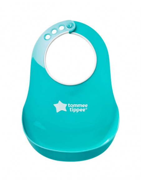 Tommee Tippee Bavoir avec Fermoir Réglable - Turquoise