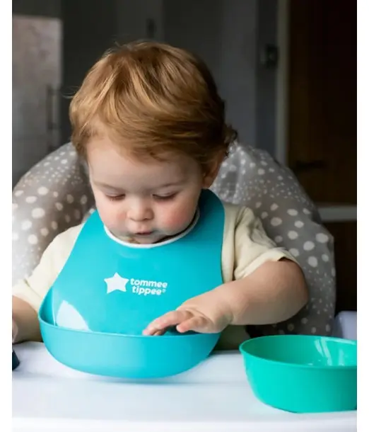 Tommee Tippee Bavoir avec Fermoir Réglable - Turquoise 2