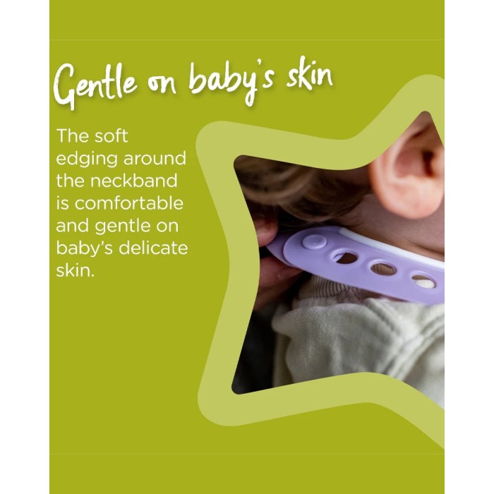 Tommee Tippee Bavoir avec Fermoir Réglable - Mauve Vaisselle