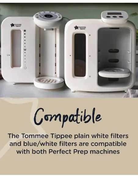 Tommee Tippee Lot de 2 filtres de rechange pour préparateur de