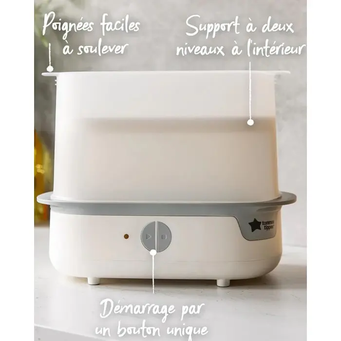 Tommee Tippee Stérilisateur Électrique à Vapeur Super Steam -