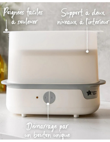 Tommee Tippee Stérilisateur Électrique à Vapeur Super Steam -