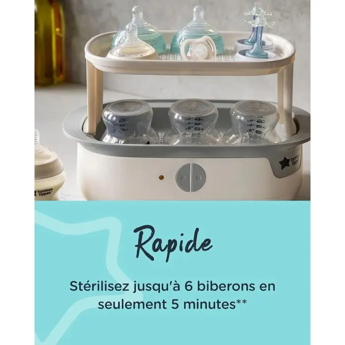 Tommee Tippee Stérilisateur Électrique à Vapeur Super Steam -