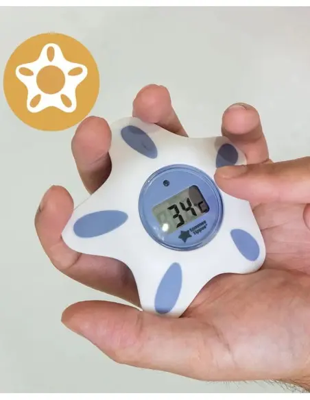 Tommee Tippee digital thermometer for baby bath and baby room — photo 3