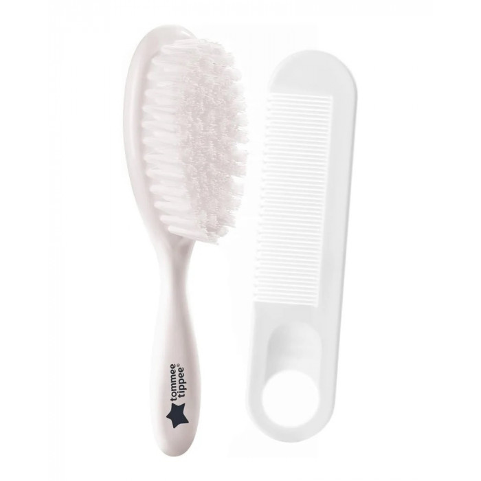 Tommee Tippee Ensemble Brosse et Peigne - Blanc Brosse et