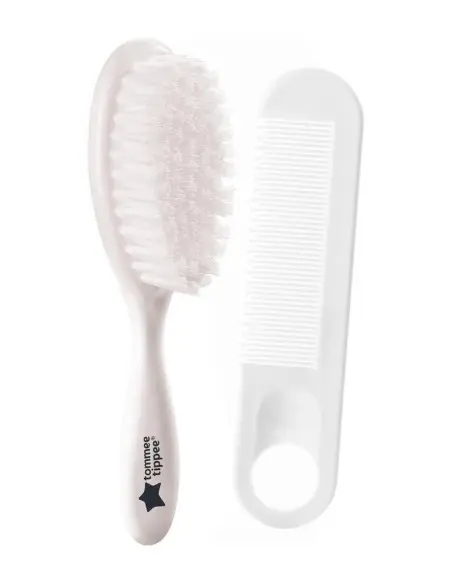 Tommee Tippee Ensemble Brosse et Peigne - Blanc Brosse et