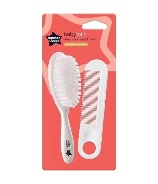 Tommee Tippee Ensemble Brosse et Peigne - Blanc Brosse et