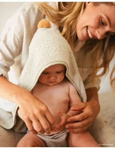 Nobodinoz Cape de Bain Bébé So Cute - Sage Green Sortie de bain