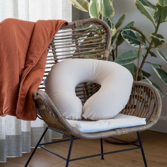 Coussin D'allaitement Doomoo Softy Jersey beige Coussin