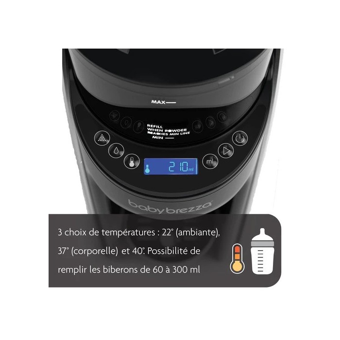 Babybrezza Préparateur Automatique de Biberons - Noir