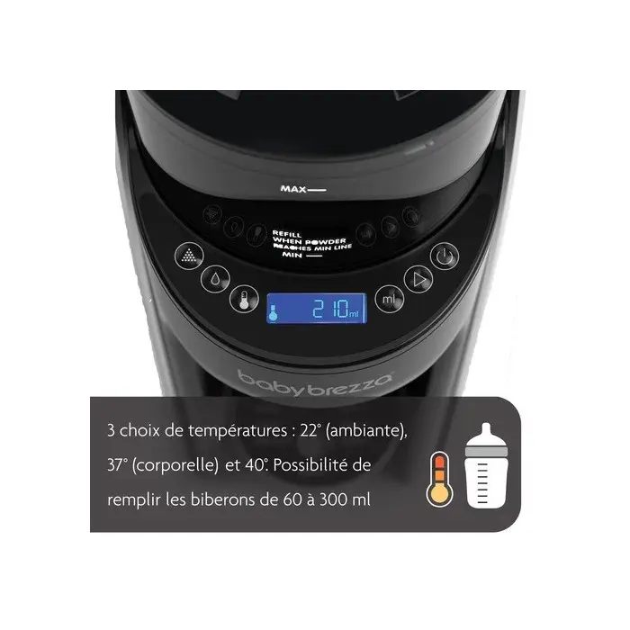 Babybrezza Préparateur Automatique de Biberons - Noir