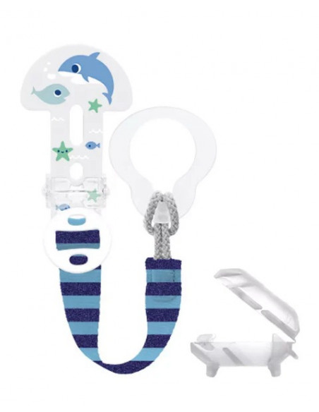 Mam Attache-sucette Clip+Cover - Bleu dans Univers Bébé chez Baby And Mom Maroc
