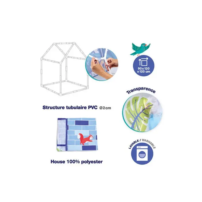 Ludi Ma première maison - Maison d’intérieur 2ans+ Univers Bébé