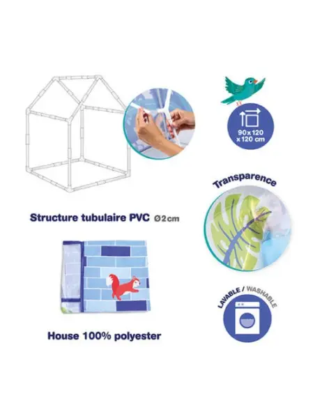 Ludi Ma première maison - Maison d’intérieur 2ans+ Univers Bébé