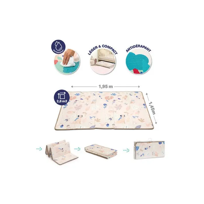 Ludi Tapis Pliable XXL 0m+ Tapis d'éveil - Ludi Maroc
