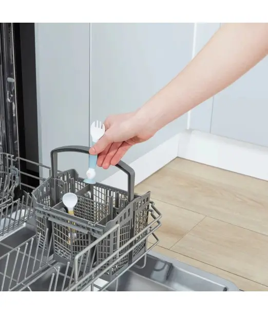 Badabulle Couverts d'Apprentissage Flexibles 6m+ Vaisselle bébé 2