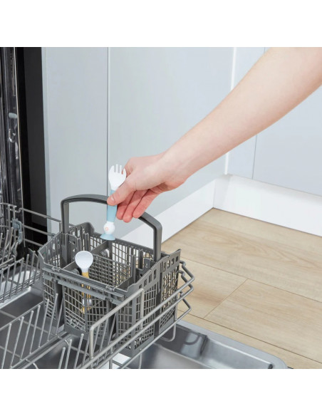 Badabulle Couverts d'Apprentissage Flexibles 6m+ Vaisselle bébé