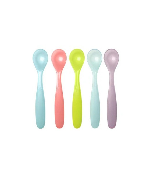 Badabulle Lot de 5 Cuillères Bébé 2ème âge Vaisselle bébé -