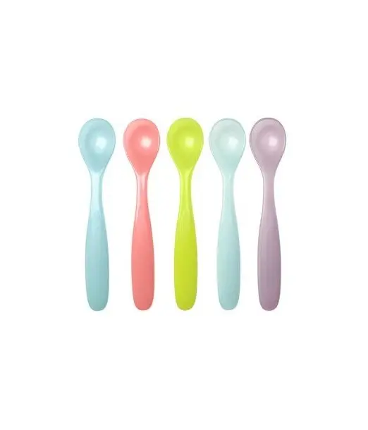 Badabulle Lot de 5 Cuillères Bébé 2ème âge Vaisselle bébé -