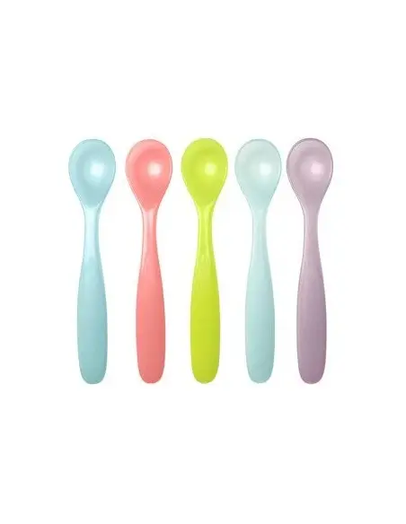 Badabulle Lot de 5 Cuillères Bébé 2ème âge Vaisselle bébé -
