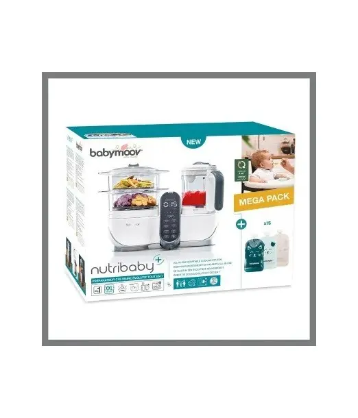 Babymoov Nutribaby (+) Robot Cuiseur Multifonctions Blanc + 15 2