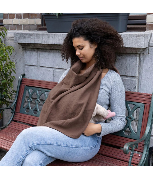 Doomoo La cape d'allaitement Mom'n Play Chocolat Accessoires 2