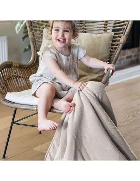 Couverture Doomoo Dream 75x100cm Jersey Sand Couverture -