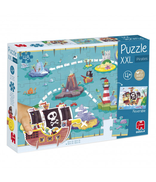 Goula Puzzle XXL Pirates 4ans+ Jeux éducatifs - Goula Maroc