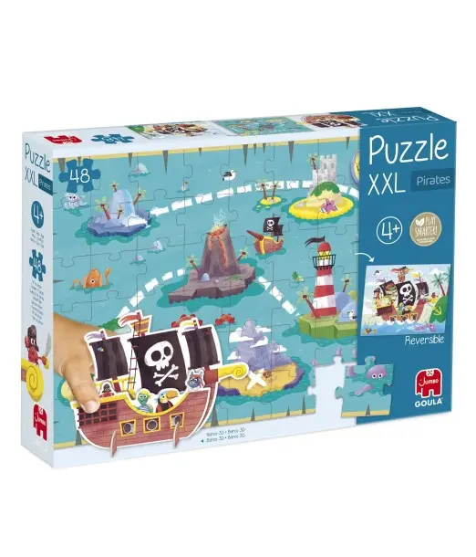 Goula Puzzle XXL Pirates 4ans+ Jeux éducatifs - Goula Maroc