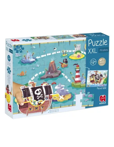 Goula XXL Pirates puzzle from 4 years