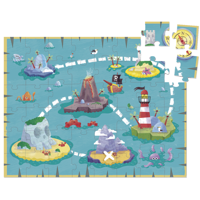 Goula Puzzle XXL Pirates 4ans+ Jeux éducatifs - Goula Maroc