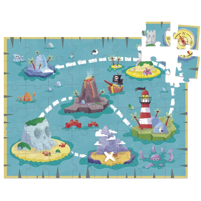 Goula Puzzle XXL Pirates 4ans+ Jeux éducatifs - Goula Maroc