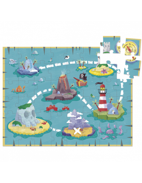 Goula Puzzle XXL Pirates 4ans+ Jeux éducatifs - Goula Maroc