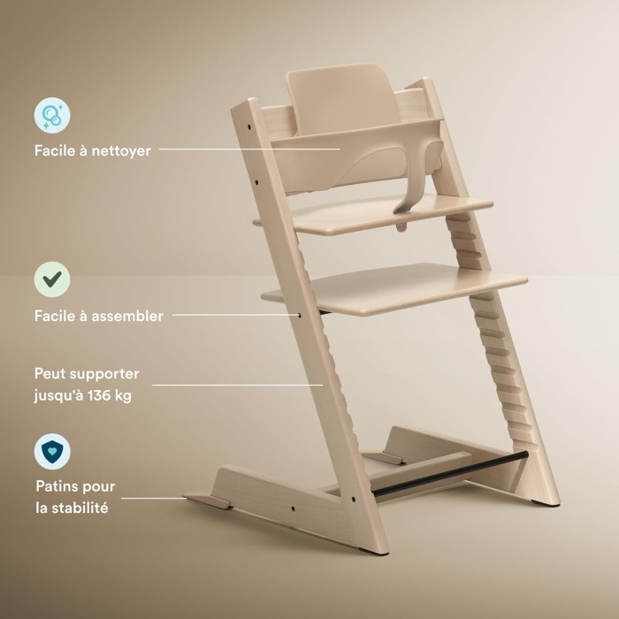 Stokke Chaise Tripp Trapp® - Naturel Chaise haute - Stokke